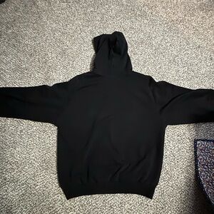 YeezyXgap Black Zip-Up Hoodie Sweater